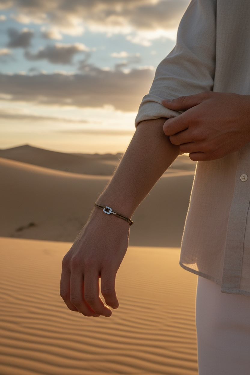 PALMIERI Rope Bracelet - Sahara Sand